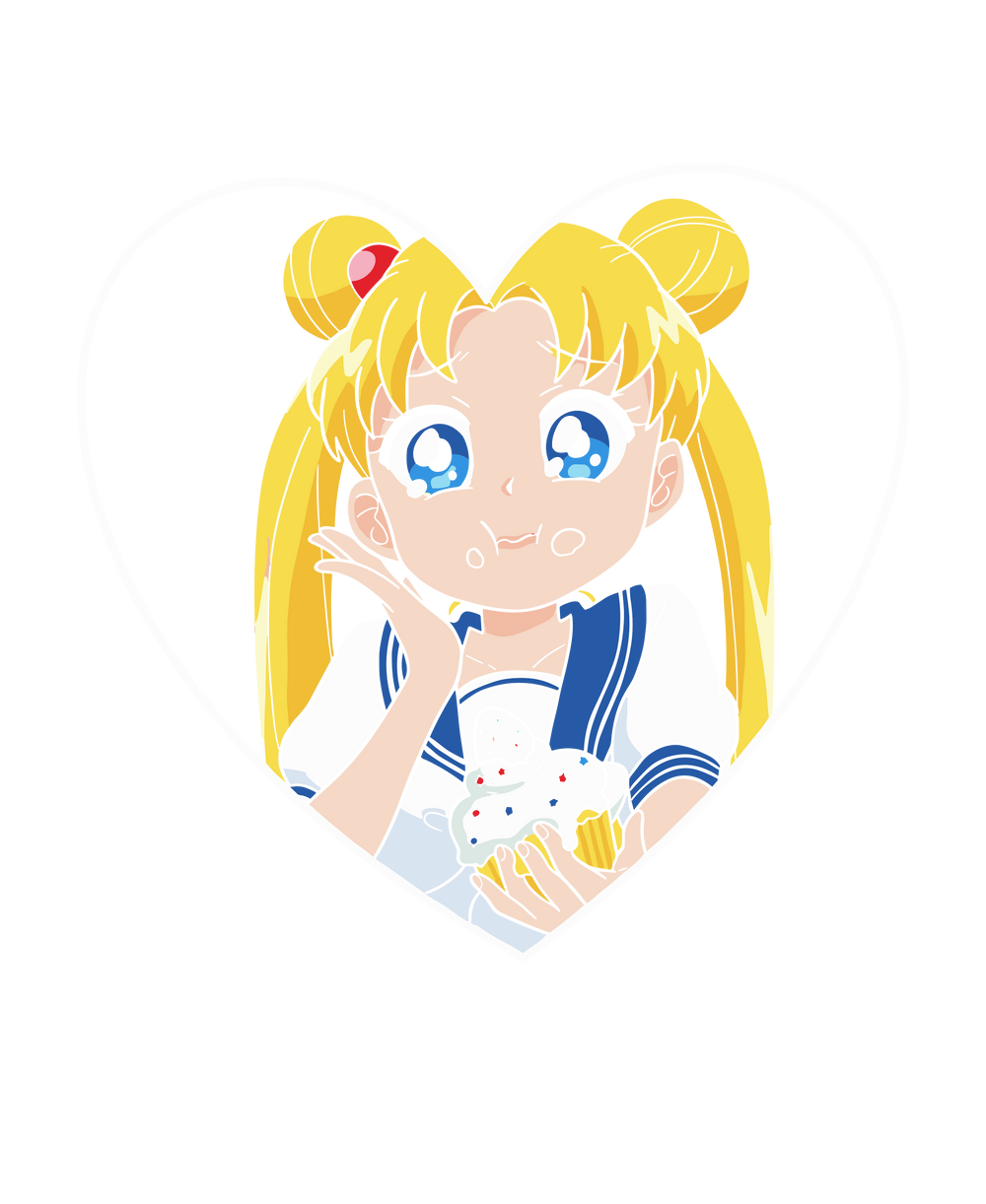 Sailor Moon Cupcake Love