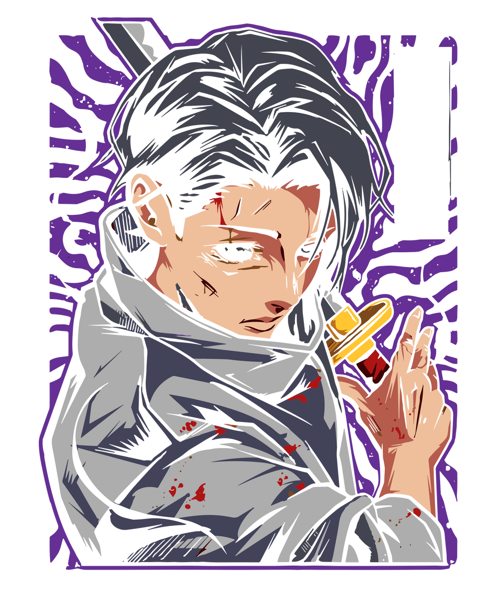 Yuta Okkotsu Cursed Sword Jujutsu Kaisen Anime Art