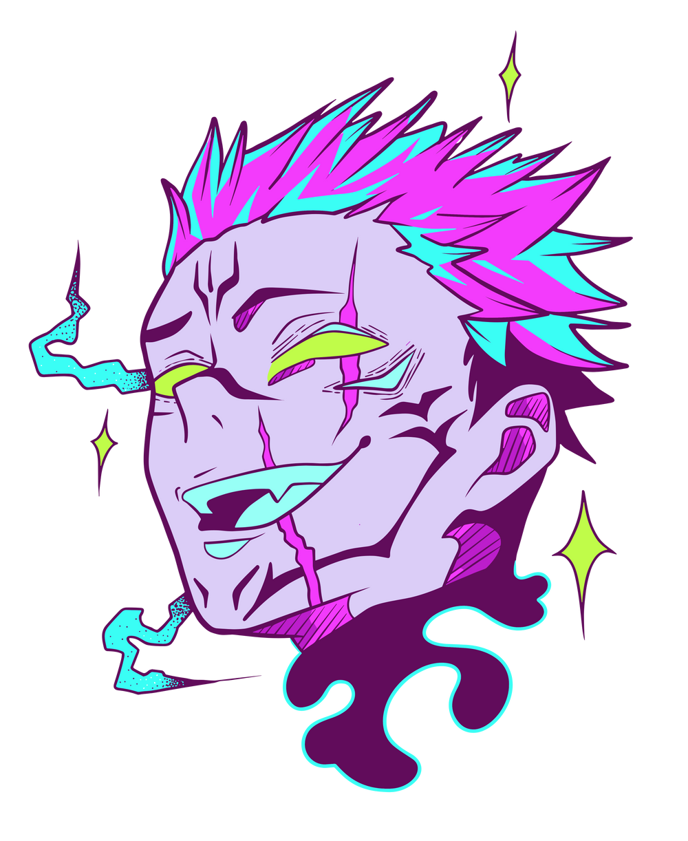 Neon King of Curses