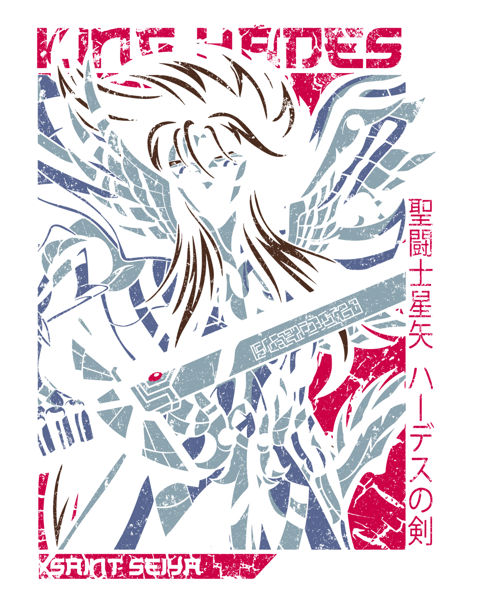 Hades God of the Underworld Saint Seiya Anime Art