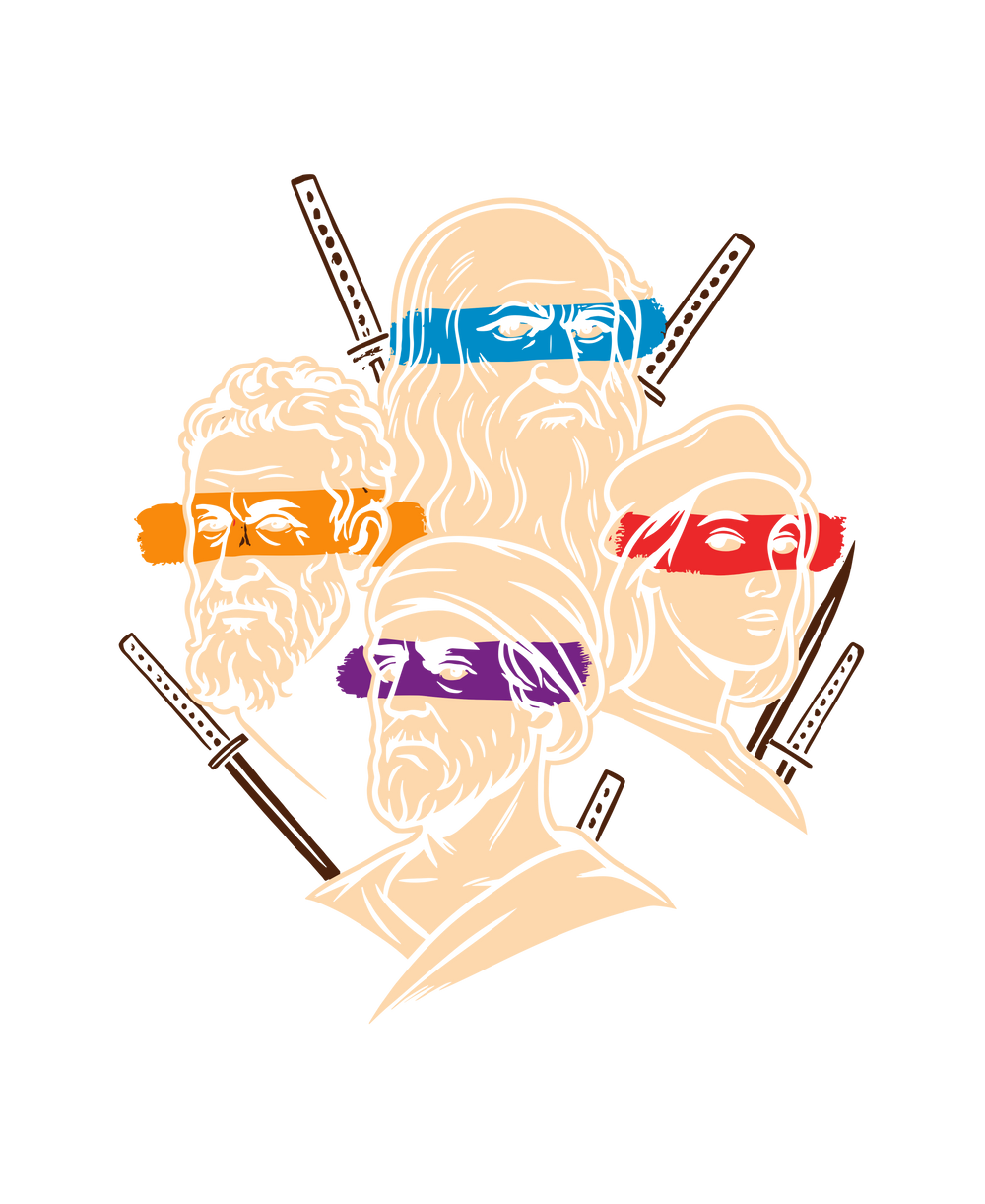 Renaissance Mutant Ninja Thinkers