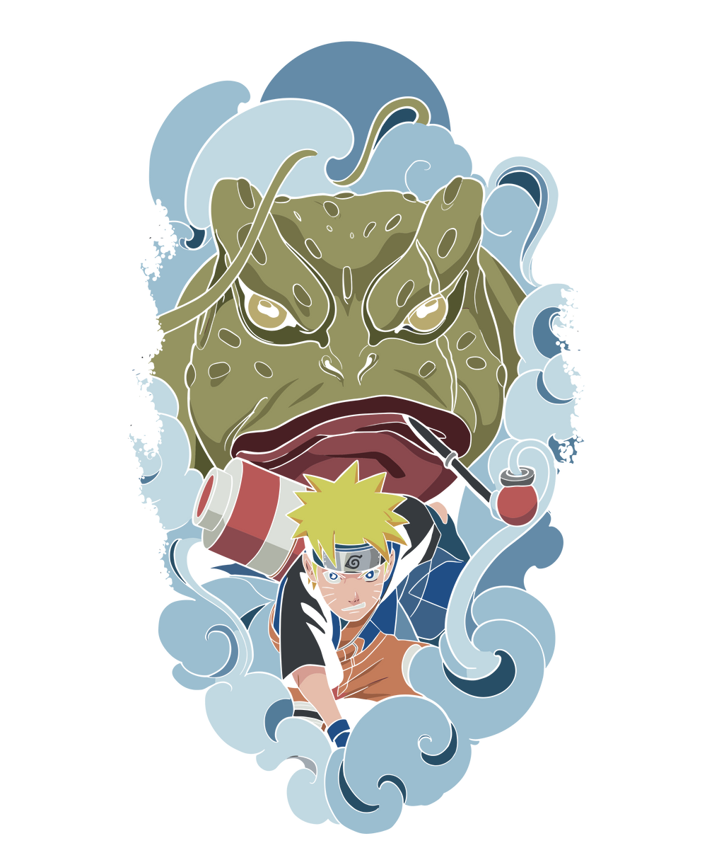 Naruto and Gamabunta Toad Summoning