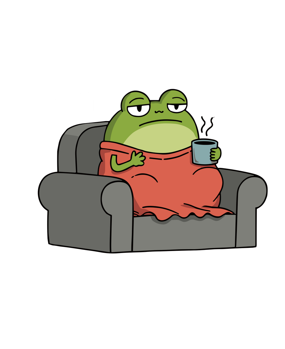 Grumpy Frog Needs a Nap