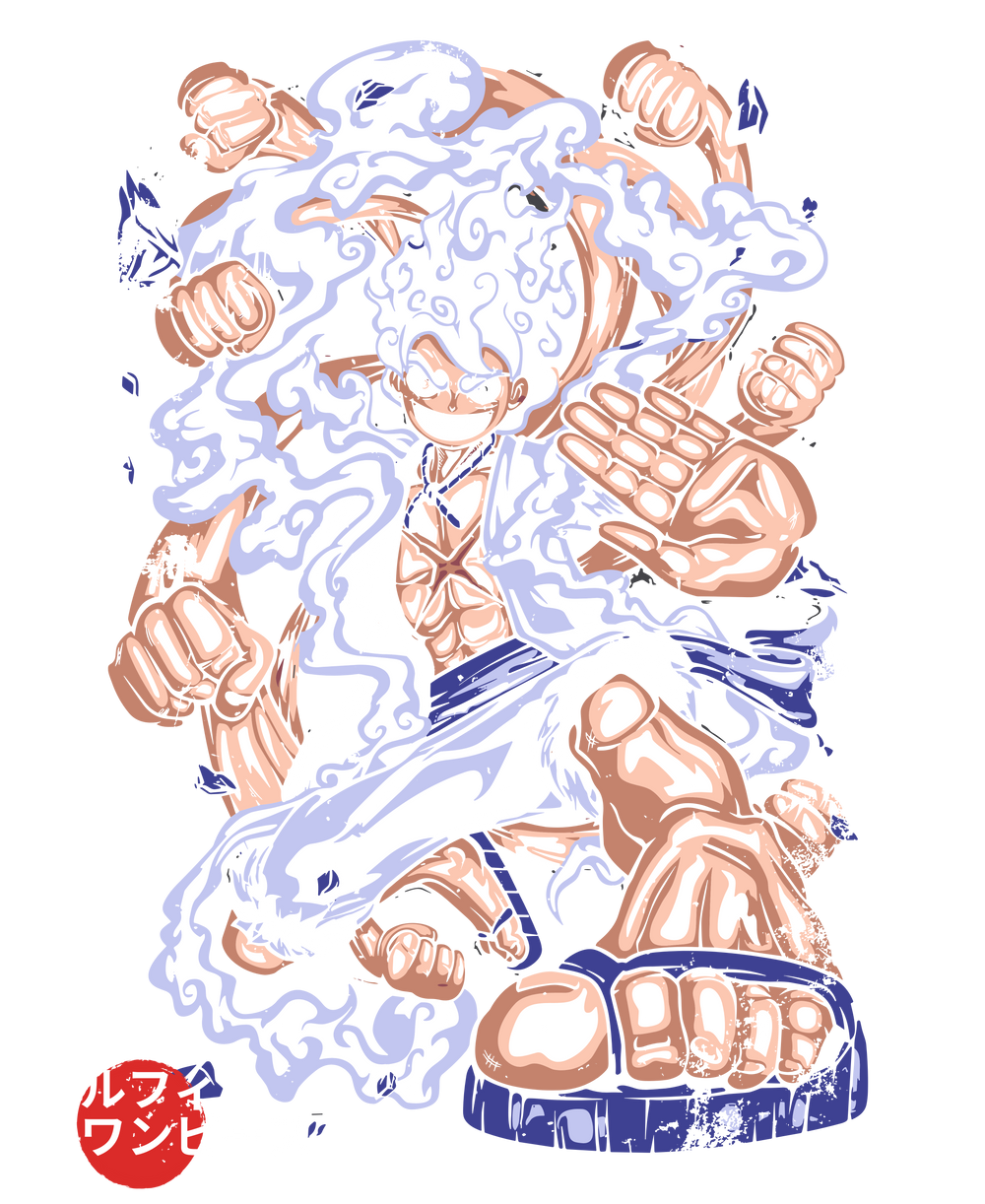 Monkey D. Luffy Gear Fourth Boundman One Piece Art