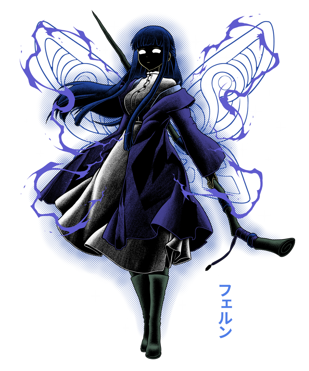 Arcane Heir Shadow Line Art