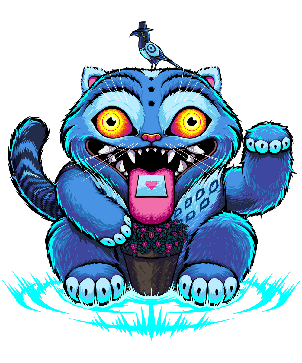 Derpy Blue Tiger