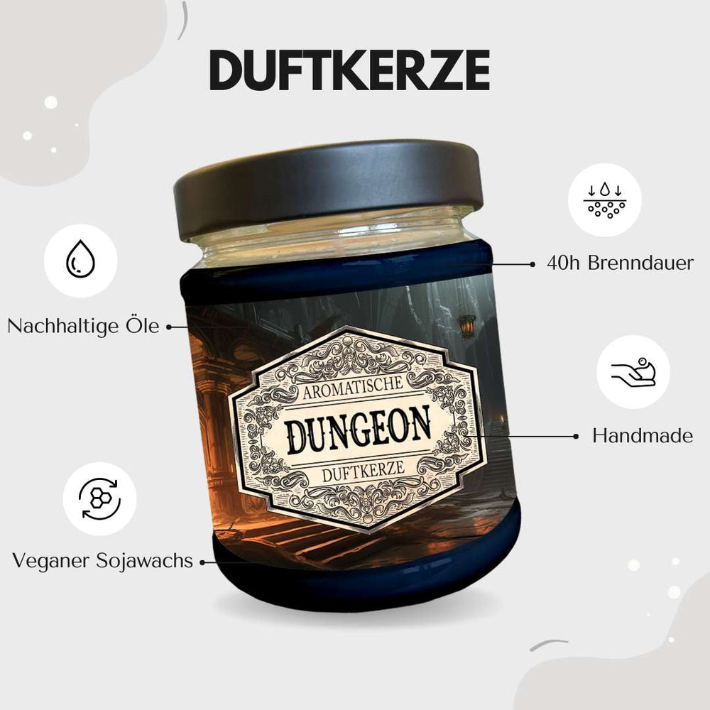 Duftkerze Dungeon mit Überraschungswürfel