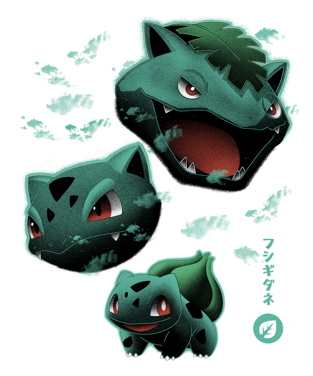 Grass Evolution Nightsky Lineart