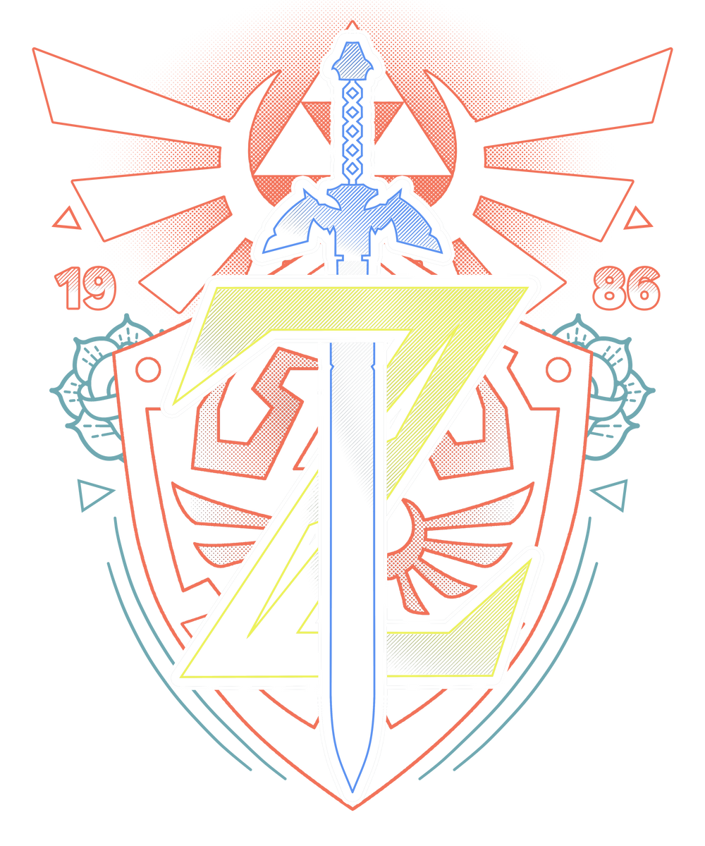 Neon Line-Art Legendary Emblem