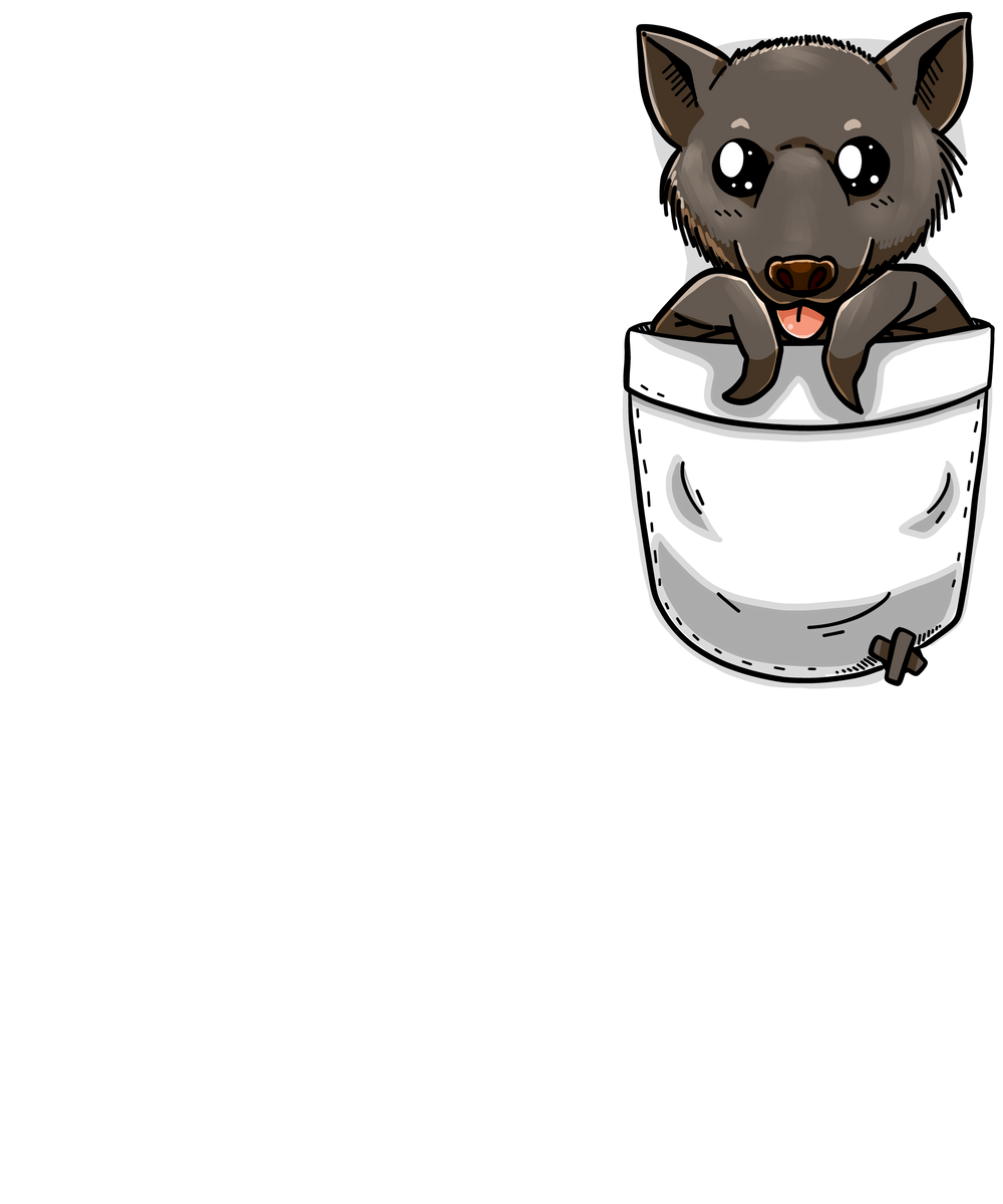 Pocket Cute Fruit Bat