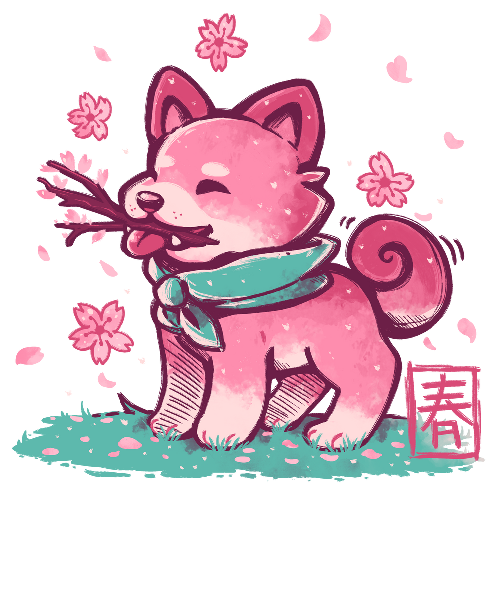Spring Time Shiba