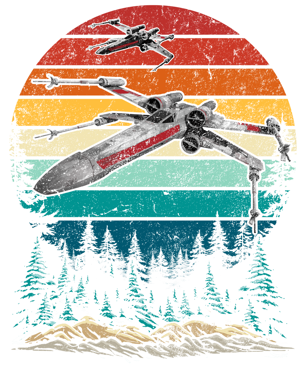 X-wing starfighter vintage
