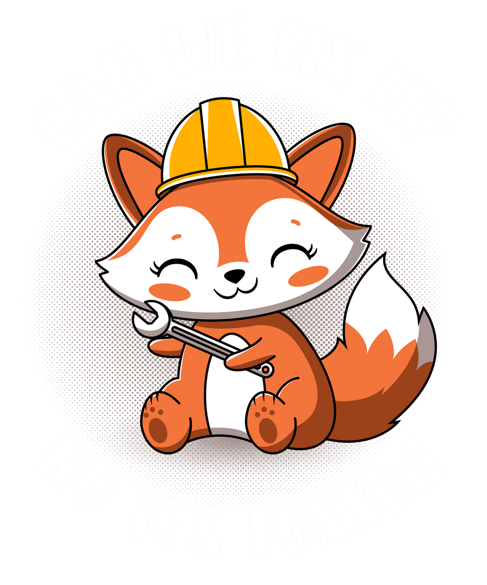 Can we fix it? No, it's foxed.