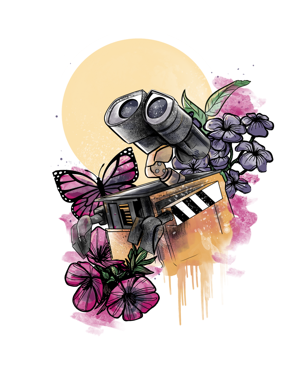 Wall-E in Moonlight
