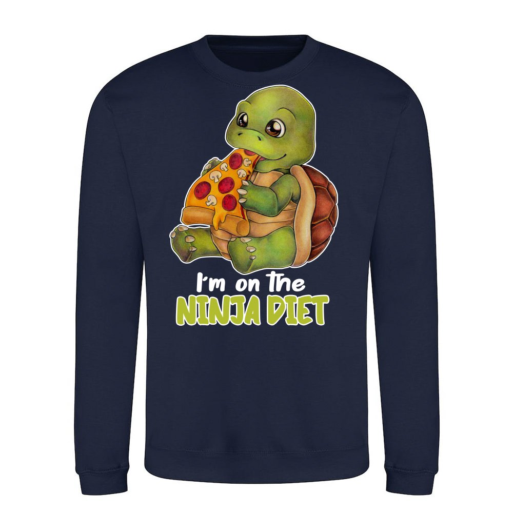 I'm on a Ninja Diet Funny Turtle Pizza Turtle