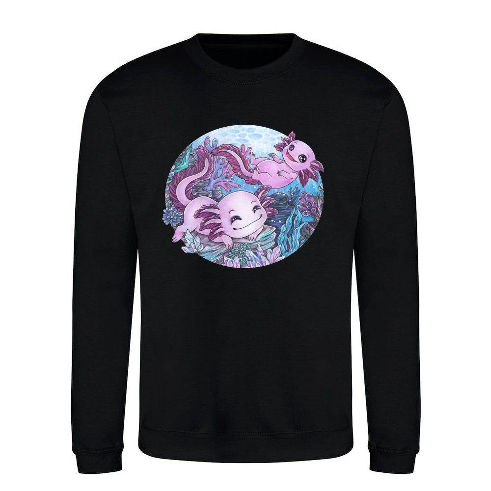 Cute Axolotl Swimming Underwater Gift
