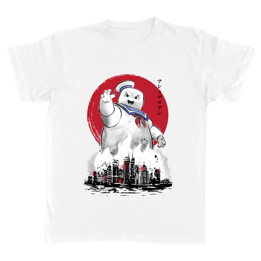 Sumi-e style Marshmallow Man