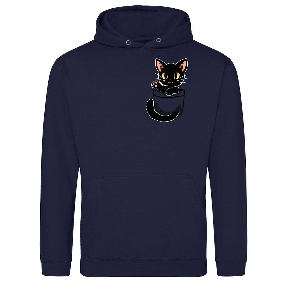 Cute Black Cat Pocket