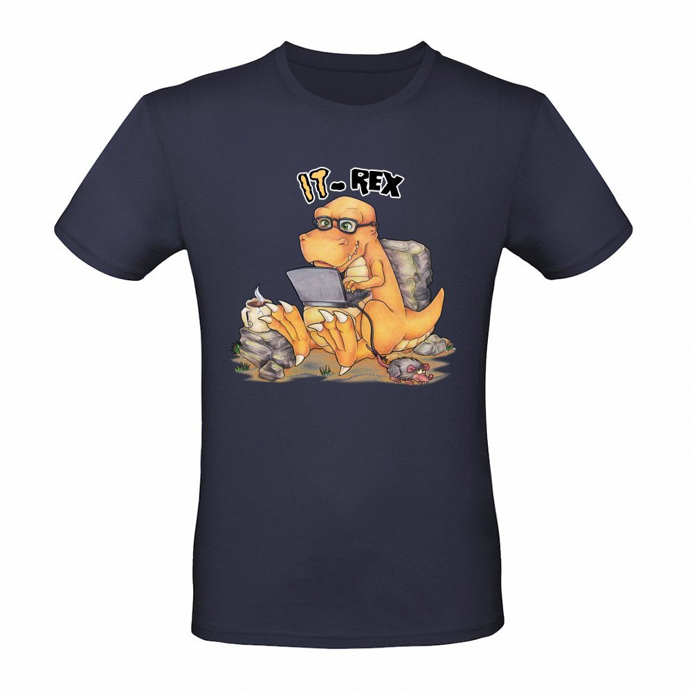 IT Rex - Funny Dinosaur with Computer