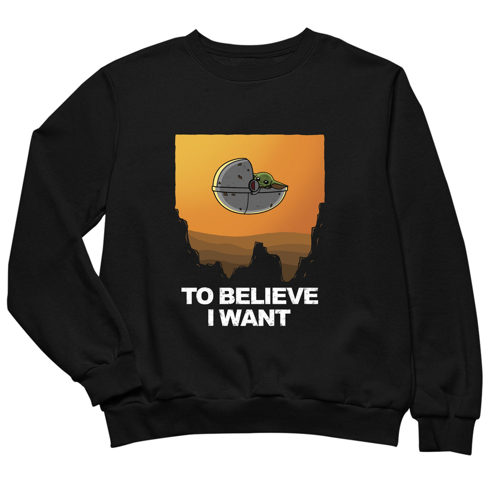 I want to believe