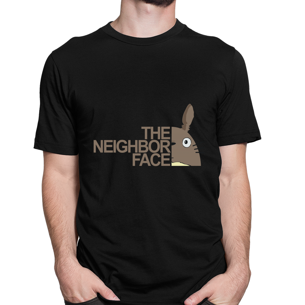 The neighbor's face