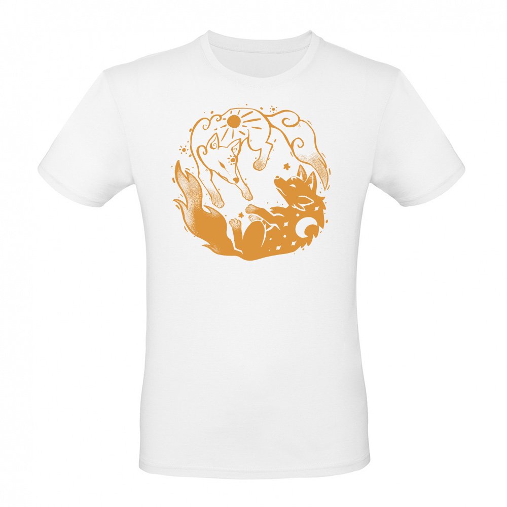 Sun and Moon Golden Wolves
