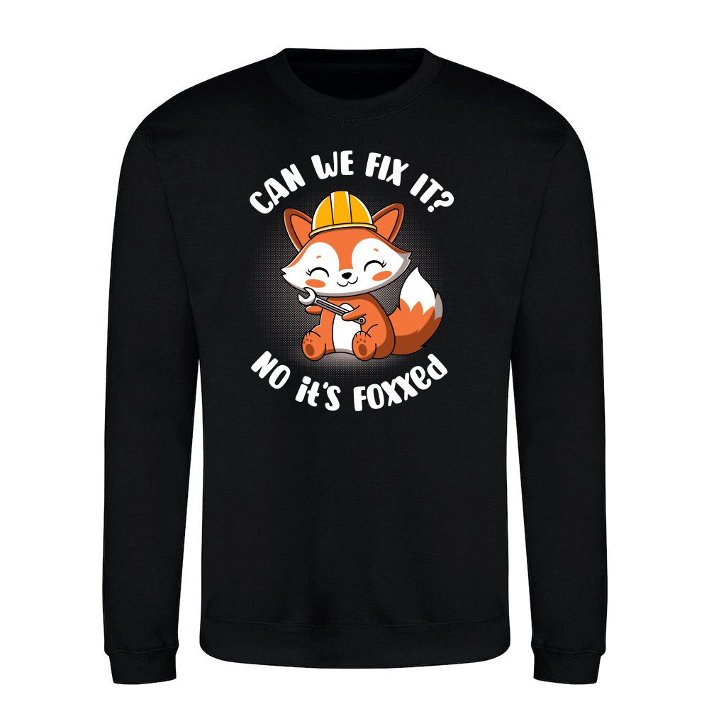 Can we fix it? No, it's foxed.