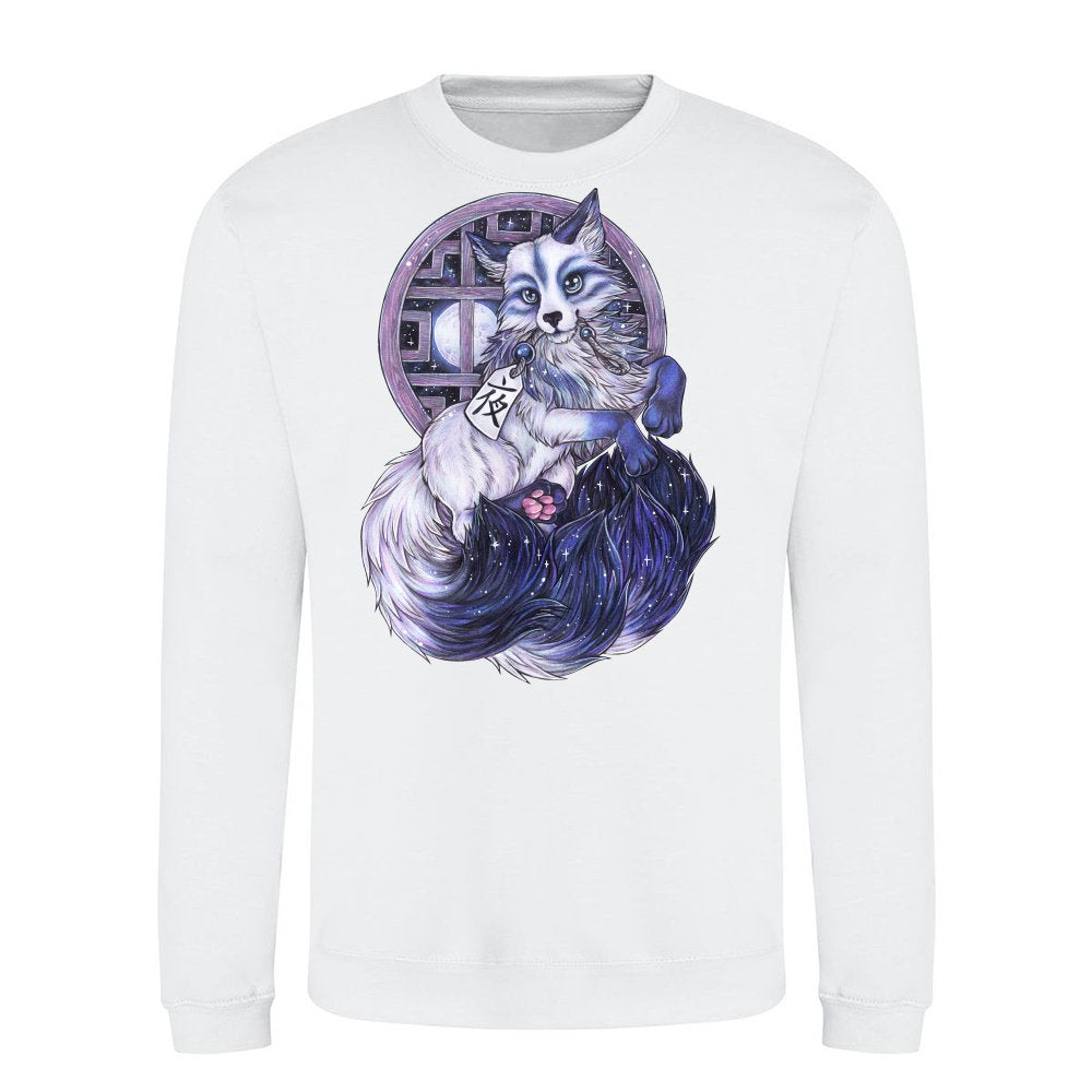 Kitsune Japanese fox spirit night sky Japan