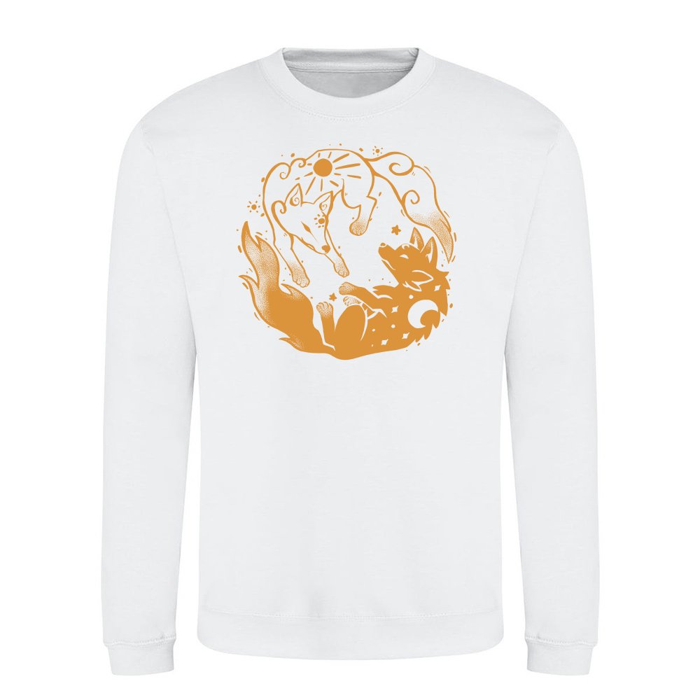 Sun and Moon Golden Wolves