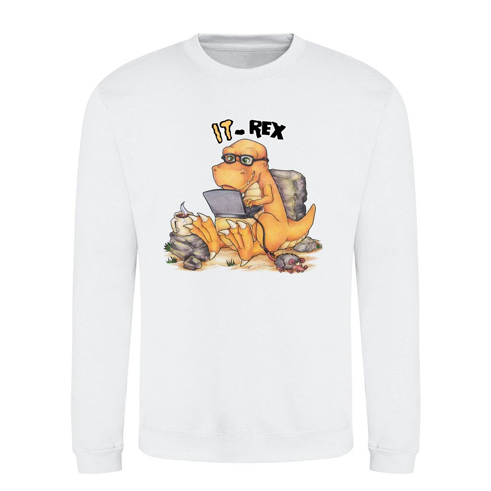 IT Rex - Funny Dinosaur with Computer