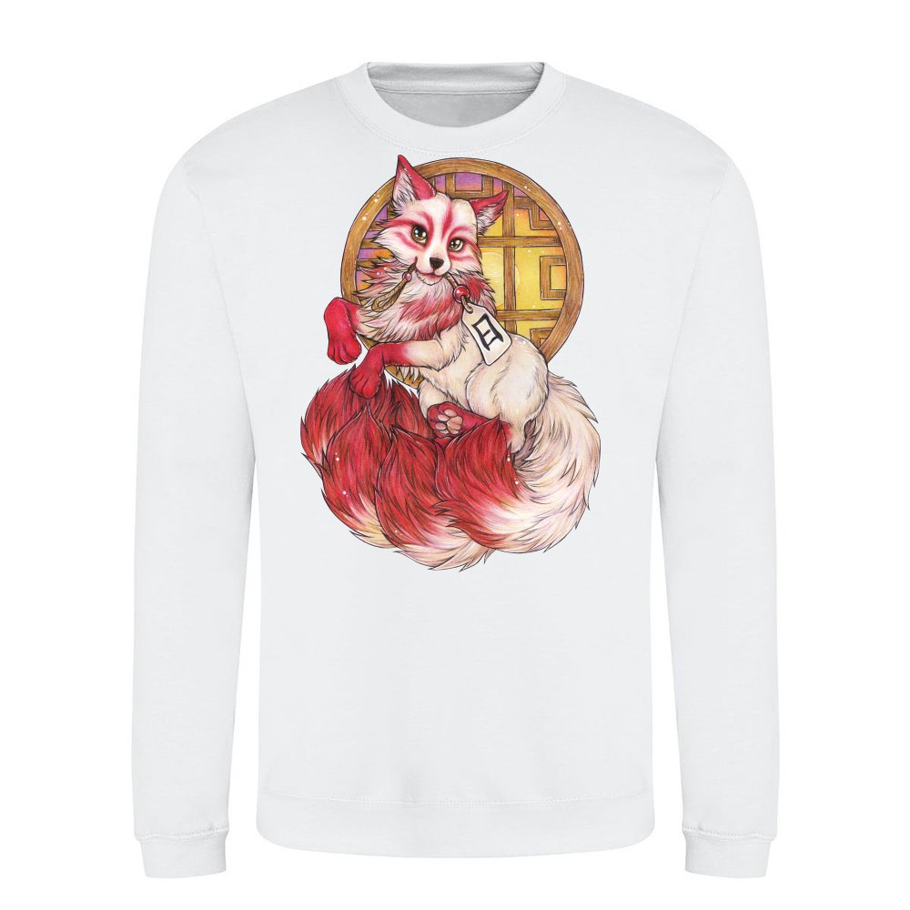 Kitsune Japanese fox spirit with window Japan
