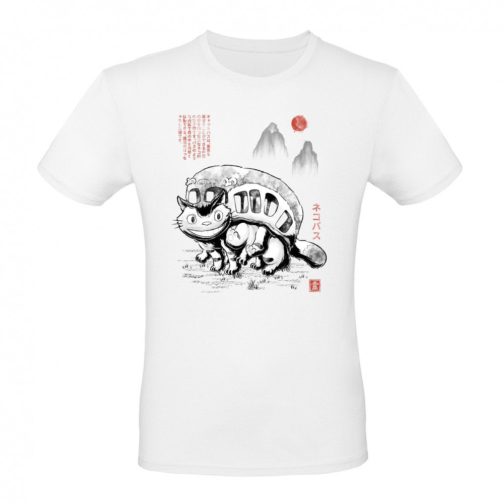 Cat Bus Sumi-e