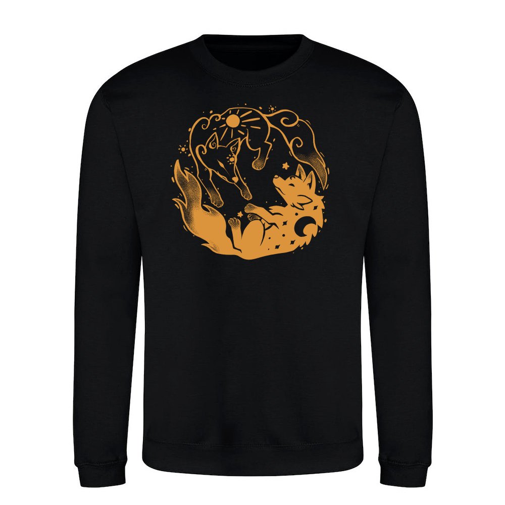 Sun and Moon Golden Wolves