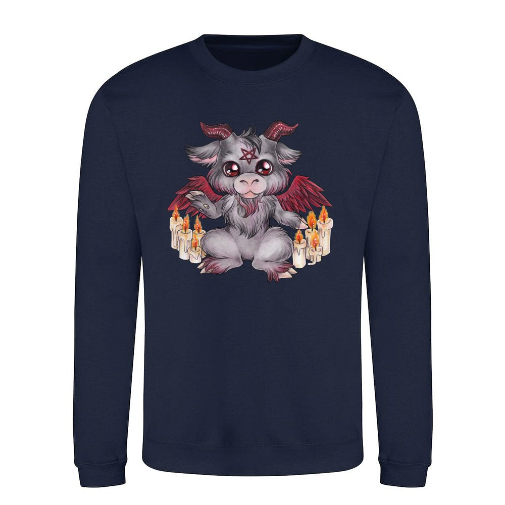 Cute Satan devil roast with candles