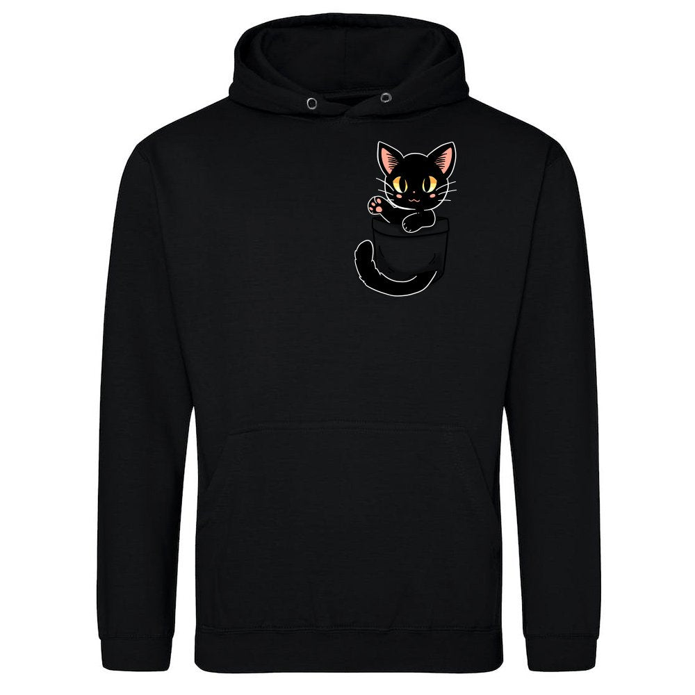 Cute Black Cat Pocket