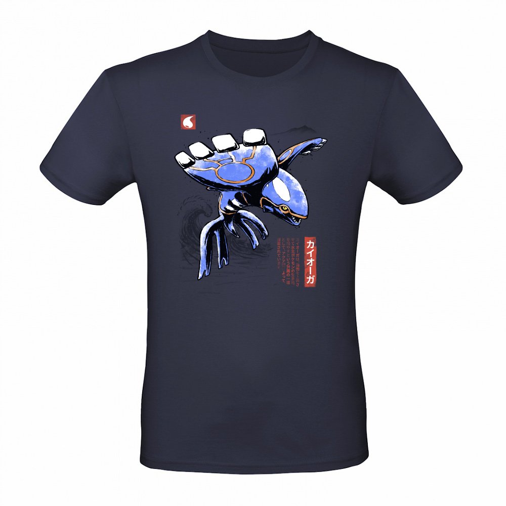 Tidal King Kyogre Sumi-E