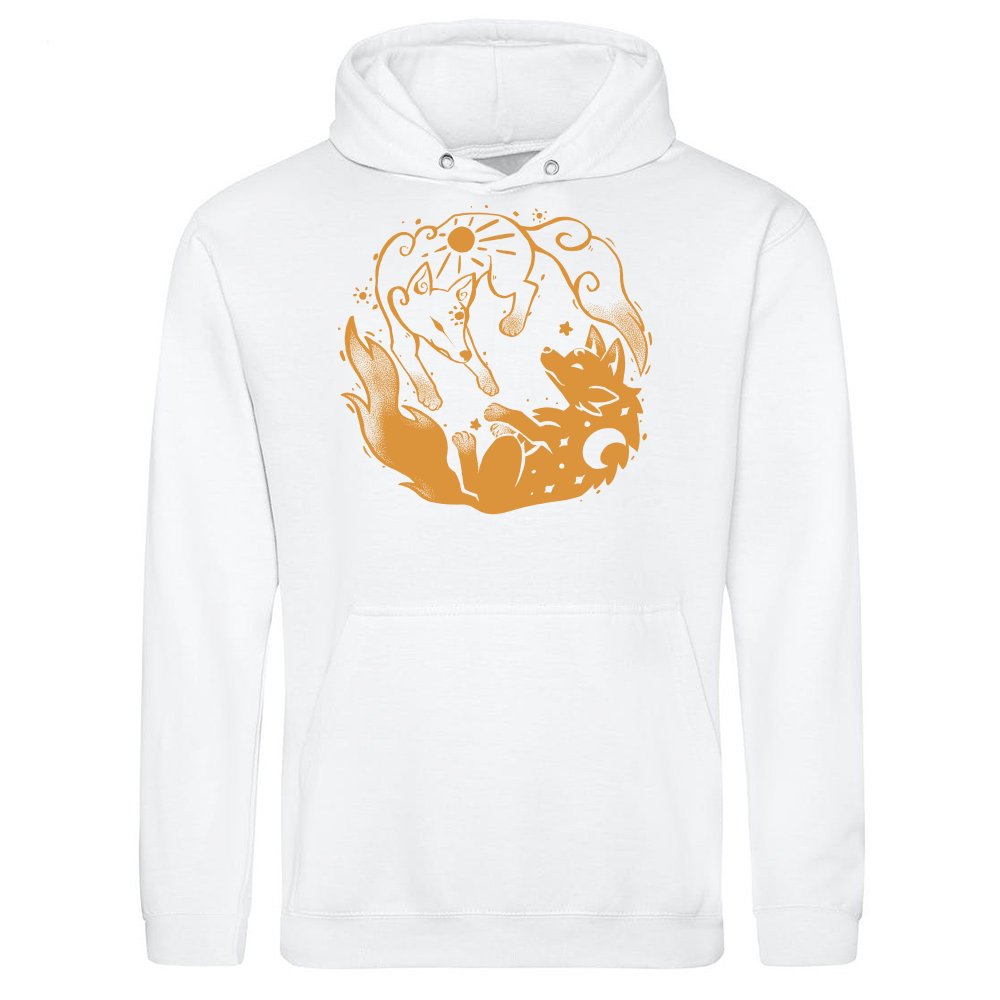 Sun and Moon Golden Wolves