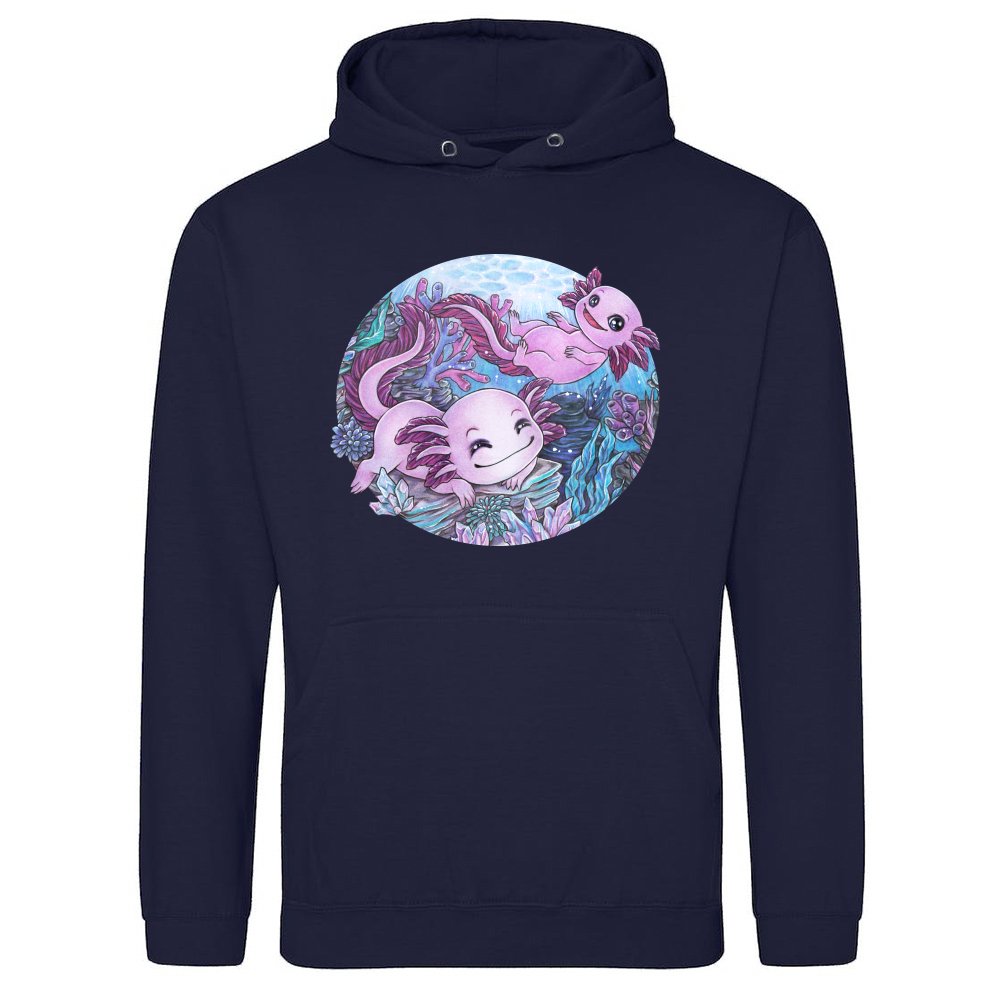 Cute Axolotl Swimming Underwater Gift