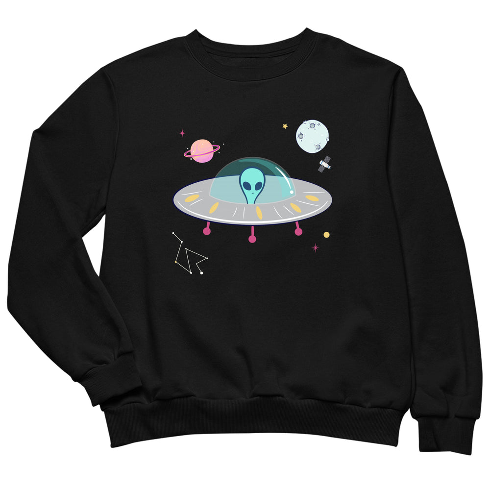 Alien UFO im Weltraum