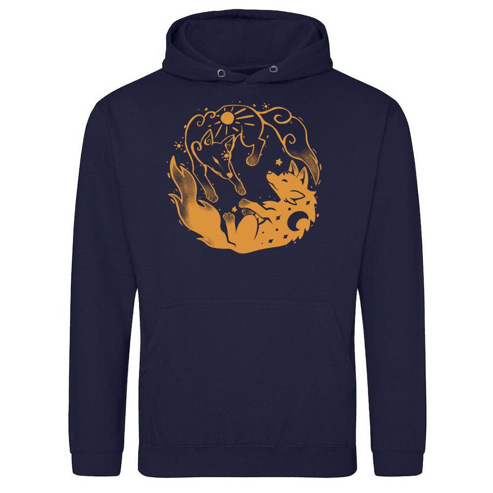Sun and Moon Golden Wolves