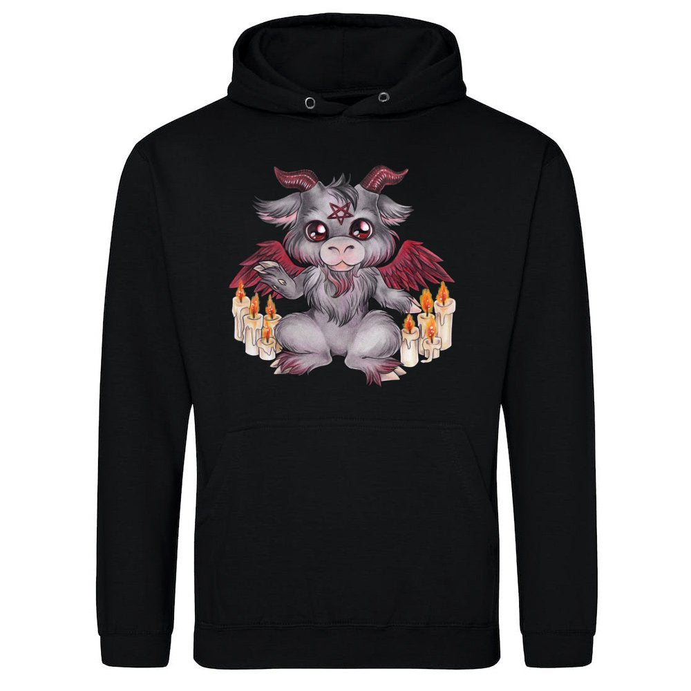 Cute Satan devil roast with candles