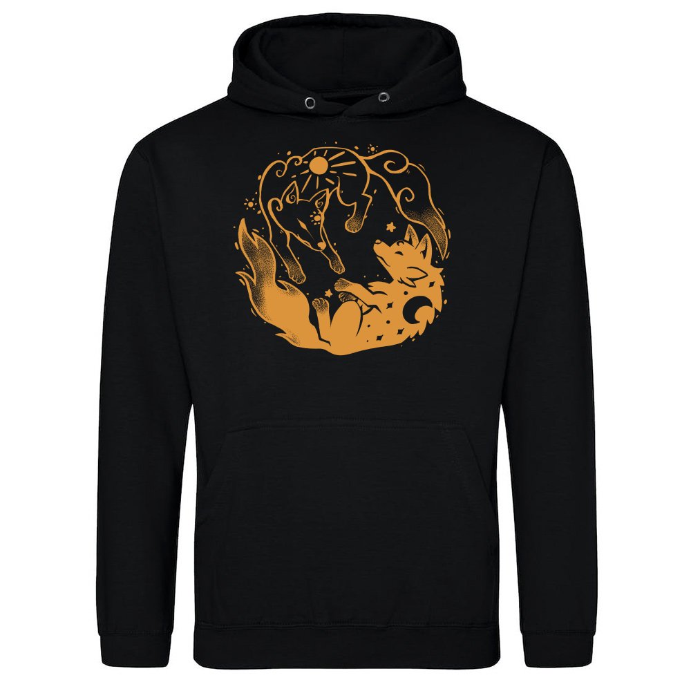 Sun and Moon Golden Wolves