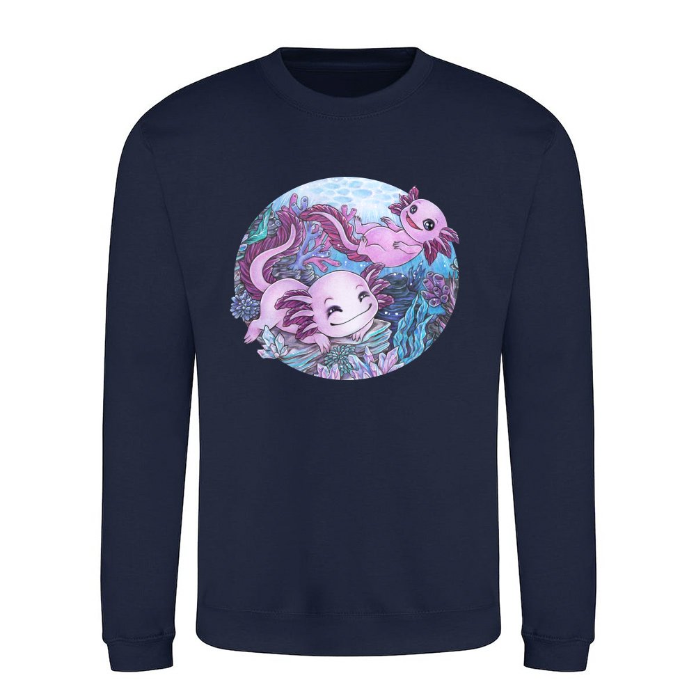 Cute Axolotl Swimming Underwater Gift