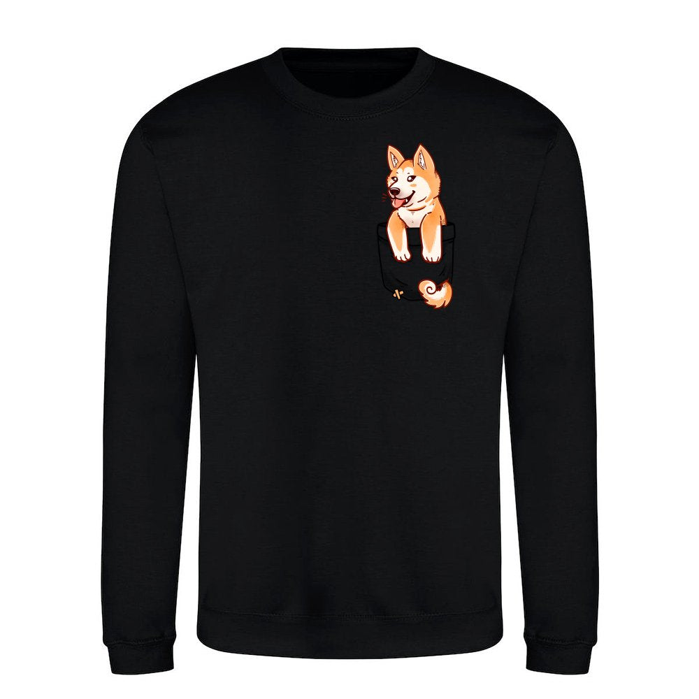 Pocket Cute Akita Dog