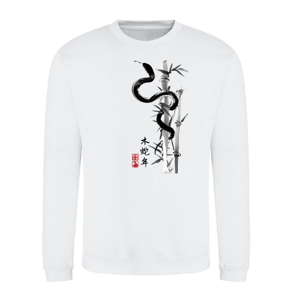 Year of the snake sumi e