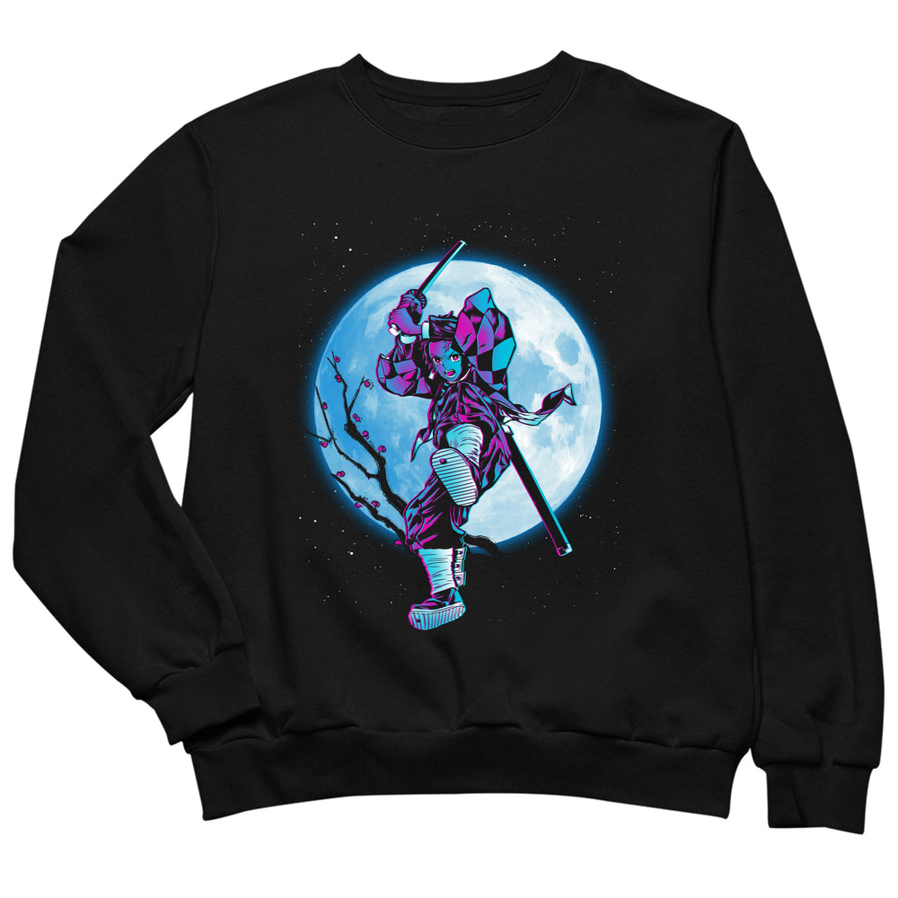 Tanjiro under the Moon