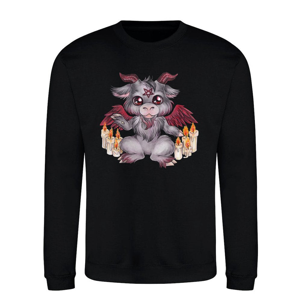 Cute Satan devil roast with candles