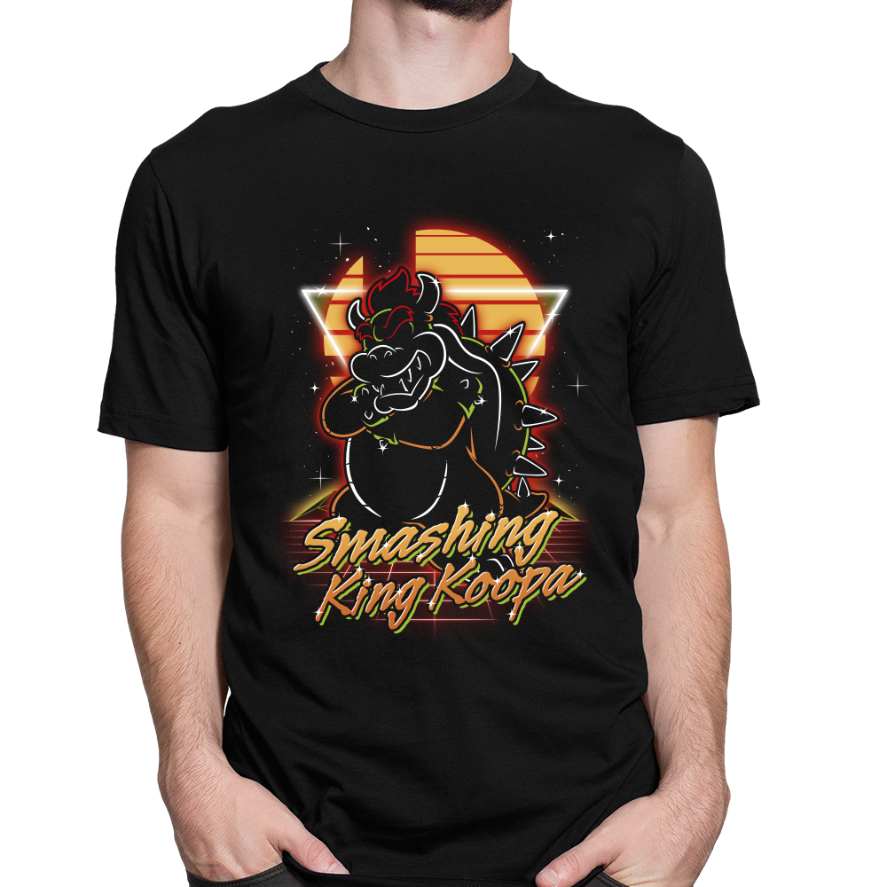 Retro Smashing King Koopa