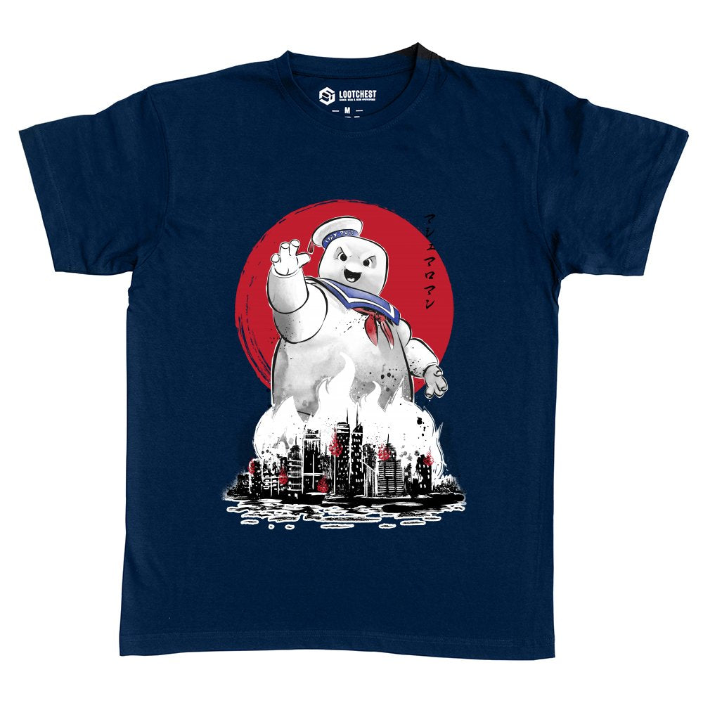 Sumi-e style Marshmallow Man