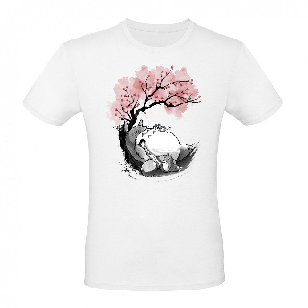 Sakura neighbor sumi-e